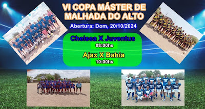 SERRINHA – Começa domingo (20) a VI Copa Máster de Malhada do Alto