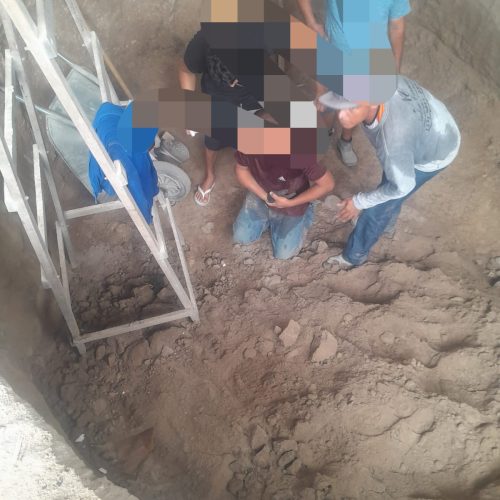 Homem fica ferido após cair em cisterna durante obra  no bairro Matadouro em Conceição do Coité