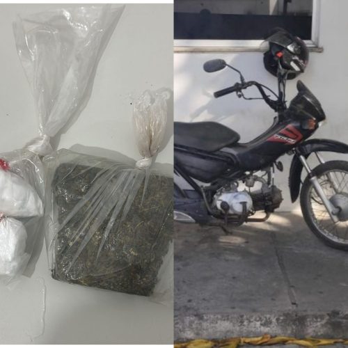Policiais Militares prendem dois suspeitos com drogas no Povoado de Goiabeira em Conceição do Coité