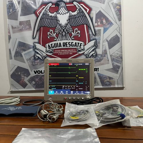 Águia Resgate compra monitor cardíaco para apoiar nas situações de emergência em Conceição do Coité