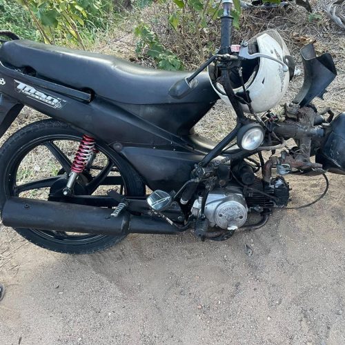 Moto ‘se parte ao meio’ e deixa motociclista ferido em Conceição do Coité