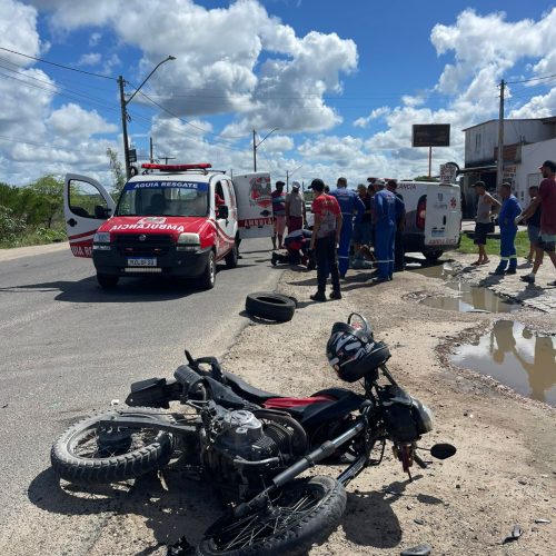 Acidente grave deixa um homem ferido em Conceição do Coité