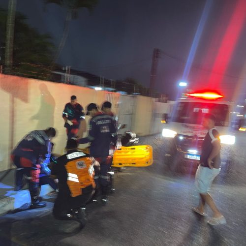 Jovem sofre acidente de moto a caminho da Coité Folia