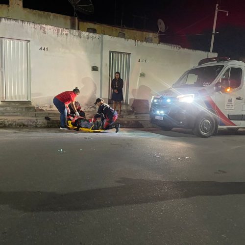 Homem é atropelado por moto em Conceição do Coité; condutor também ficou ferido