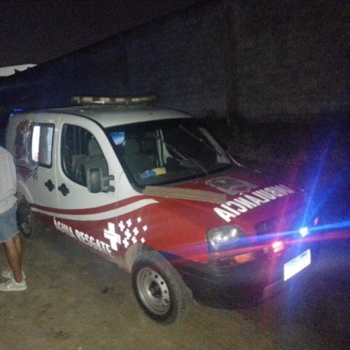 Motociclista fica ferido após cair em buraco causado pela chuva em Conceição do Coité