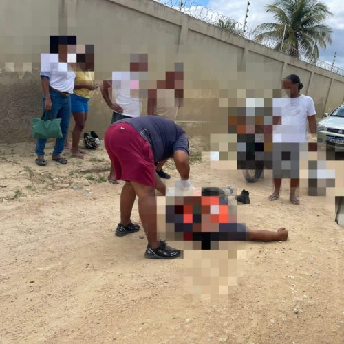 Motociclista fica ferido ao tentar desviar de cobra em Conceição do Coité