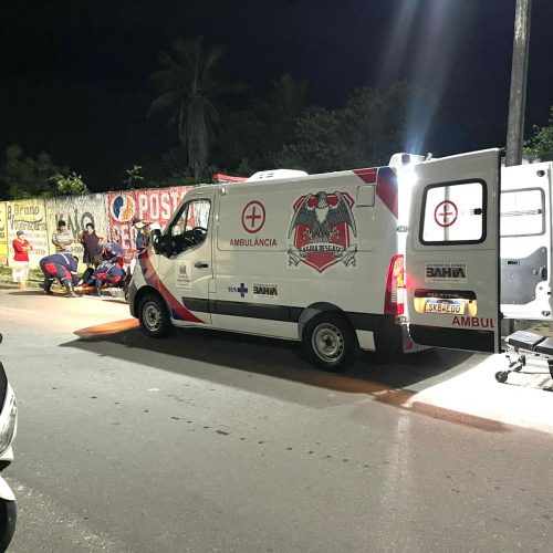 Motociclista fica ferida após perder controle da moto e cair em Conceição do Coité