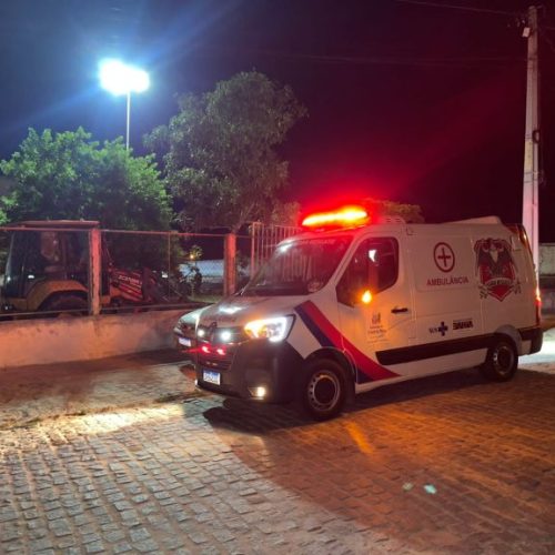 Mulher fica ferida após partida de futebol em ginásio da zona rural de Conceição do Coité