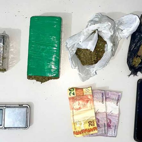 Homem é preso com meio quilo de maconha em Conceição do Coité